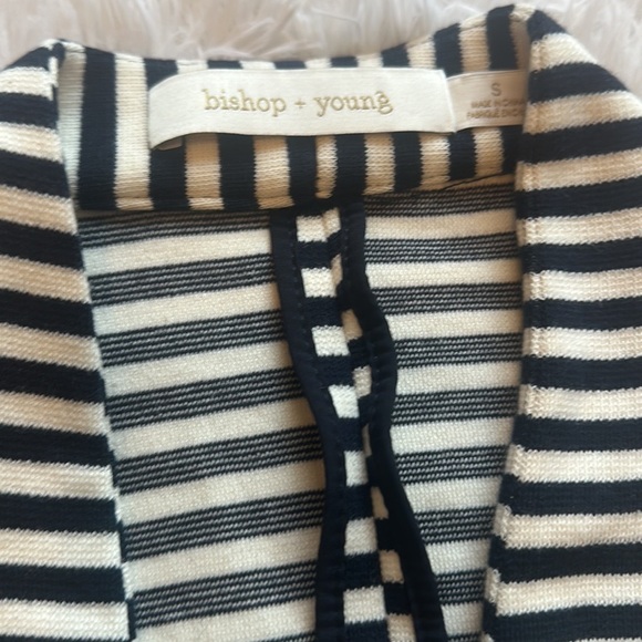 NWT Anthropologie x Bishop + Young Navy Striped Tradewind Blazer women size S - Picture 5 of 10